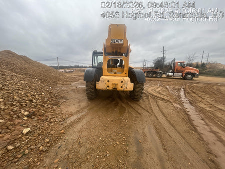 2019 JCB 512-56 Canopy, 109 HP, Solid Tires, STD Worklight, Beacon, Aux Hydraulics, Lifting Eye, Back up Alarm w/66" Carriage/60" Forks