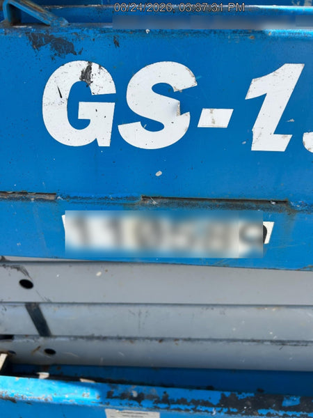 2020 Genie GS-1930 Solid Non Marking Tires, Beacon, Folding rails with half height swing gate