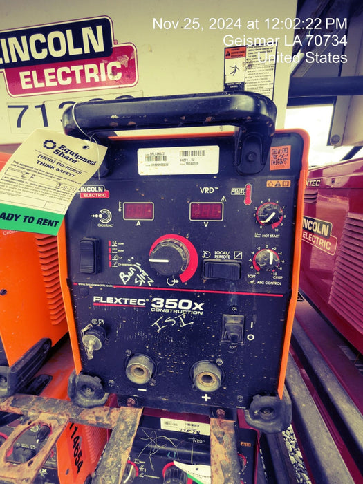 2022 LINCOLN ELECTRIC FLEXTEC 350X