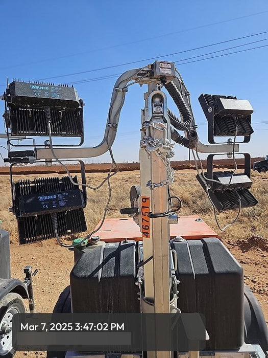 2024 Wanco WLTT-4MM4K Diesel, Deep Sea Controller, Shore Power Plug, Auto Start, (4) 350W LED Floodlights, 4kW Generator, 60 Gal Fuel Tank, 2" Ball, T3