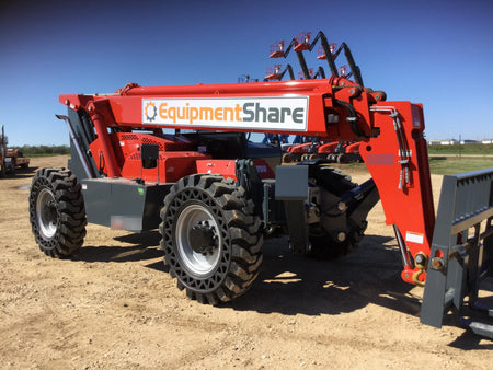 2019 Manitou MTA10055 MTA10055 - 74 HP T4, Canopy, Worklights/Strobe, Beacon, 66" Carriage, 60" Forks, Solid Tires, Lift Hook, Aux Hydraulics