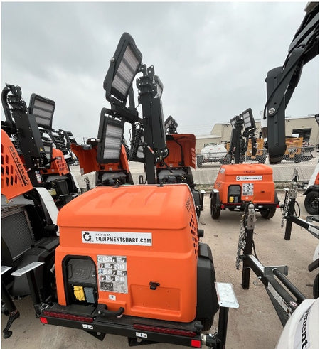 2024 Generac MLT2 Diesel, Flex Switch 120V Input, Powerzone Controller, 
(4) 320W LED Lights, 4kW Generator, 39.9 Gal Fuel Tank, 2" Ball, T3