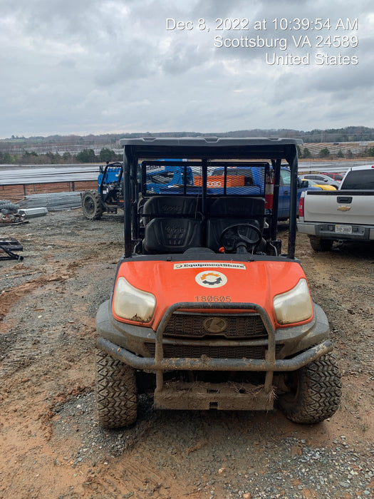 2021 Kubota RTV-X1140W-H Plastic Canopy, Windshield Acrylic Clear, LED Strobe Light, Wire Harness Kit, Back up Alarm