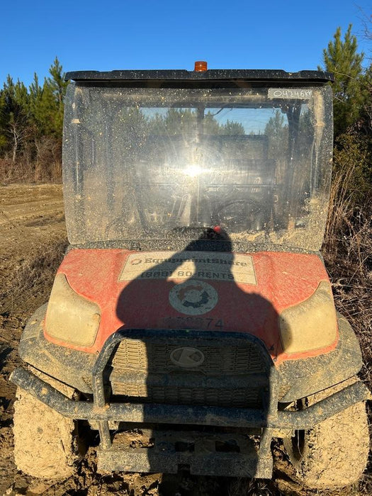 2021 Kubota RTV-X1140W-H Plastic Canopy, Windshield Acrylic Clear, LED Strobe Light, Wire Harness Kit, Back up Alarm