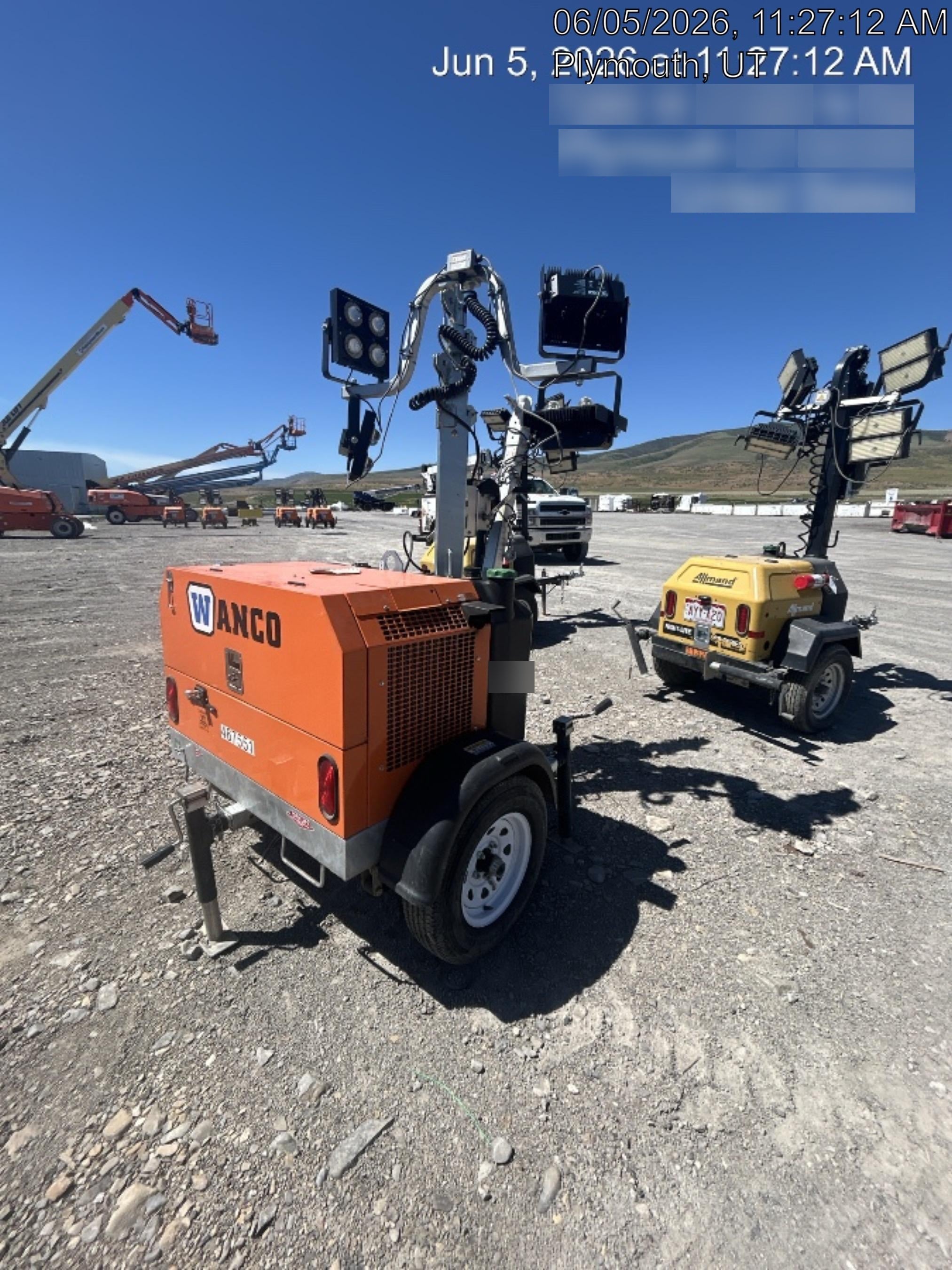 2024 Wanco WLTT-4MM4K Diesel, Deep Sea Controller, Shore Power Plug, Auto Start, (4) 350W LED Floodlights, 4kW Generator, 60 Gal Fuel Tank, 2" Ball, T3