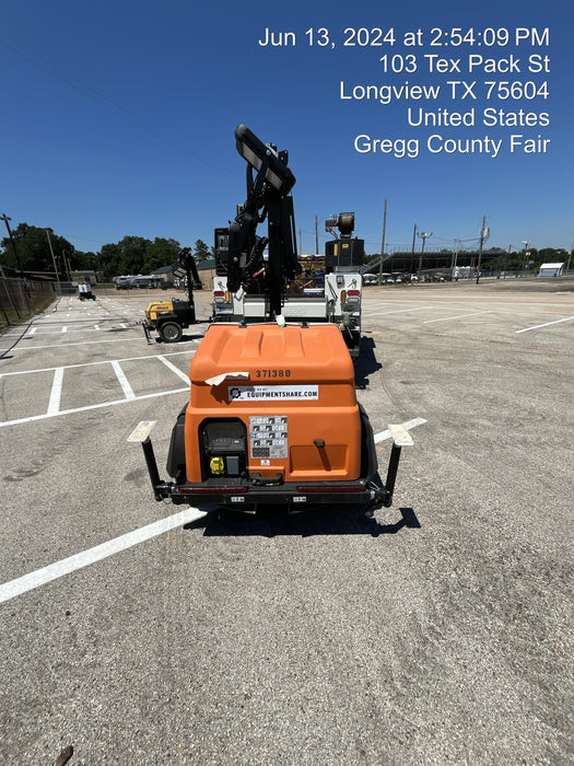 2023 Generac MLT2 Diesel, Flex Switch 120V Input, Powerzone Controller, 
(4) 320W LED Lights, 4kW Generator, 39.9 Gal Fuel Tank, 2" Ball, T3