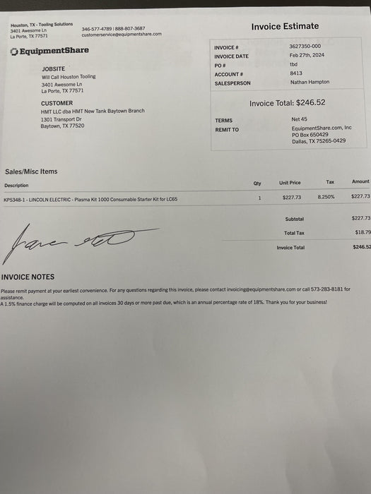 2022 LINCOLN ELECTRIC TOMAHAWK 1000