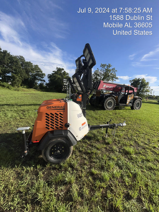 2023 Generac MLT2 Diesel, Flex Switch 120V Input, Powerzone Controller, 
(4) 320W LED Lights, 4kW Generator, 39.9 Gal Fuel Tank, 2" Ball, T3