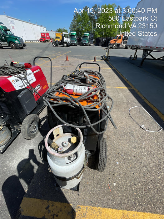 2021 Lincoln Electric Ranger 305 LPG LPG One-Pak (includes undercarriage, tank holder & tank strap) ORANGE