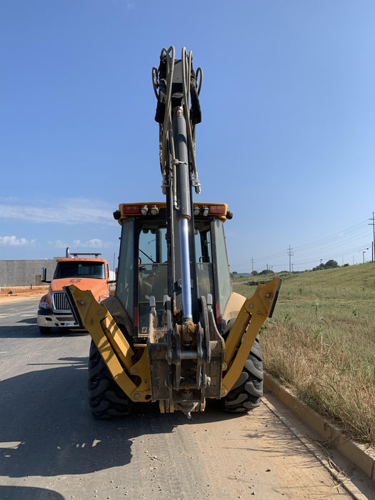2020 John Deere 410L - Extendable Stick Cab/Heat/Air, 4WD, Extendable Stick, Pilot Controls, 2 Way Hydraulics, TAG Manual QC
