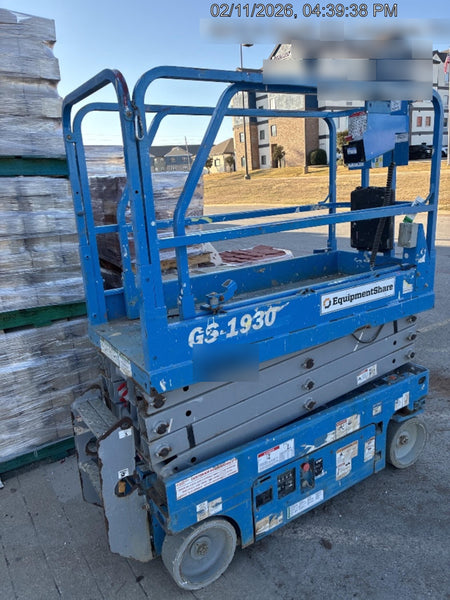 2019 Genie GS-1930 Fixed Rails with Chain Entry