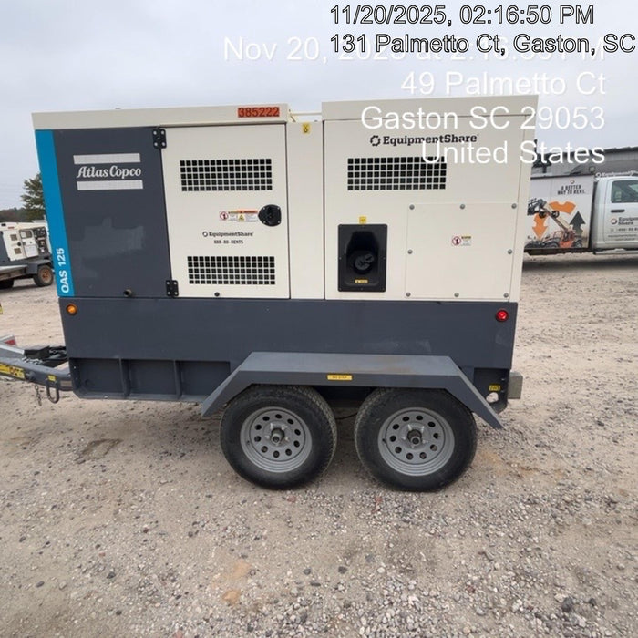 2023 ATLAS COPCO QAS 125