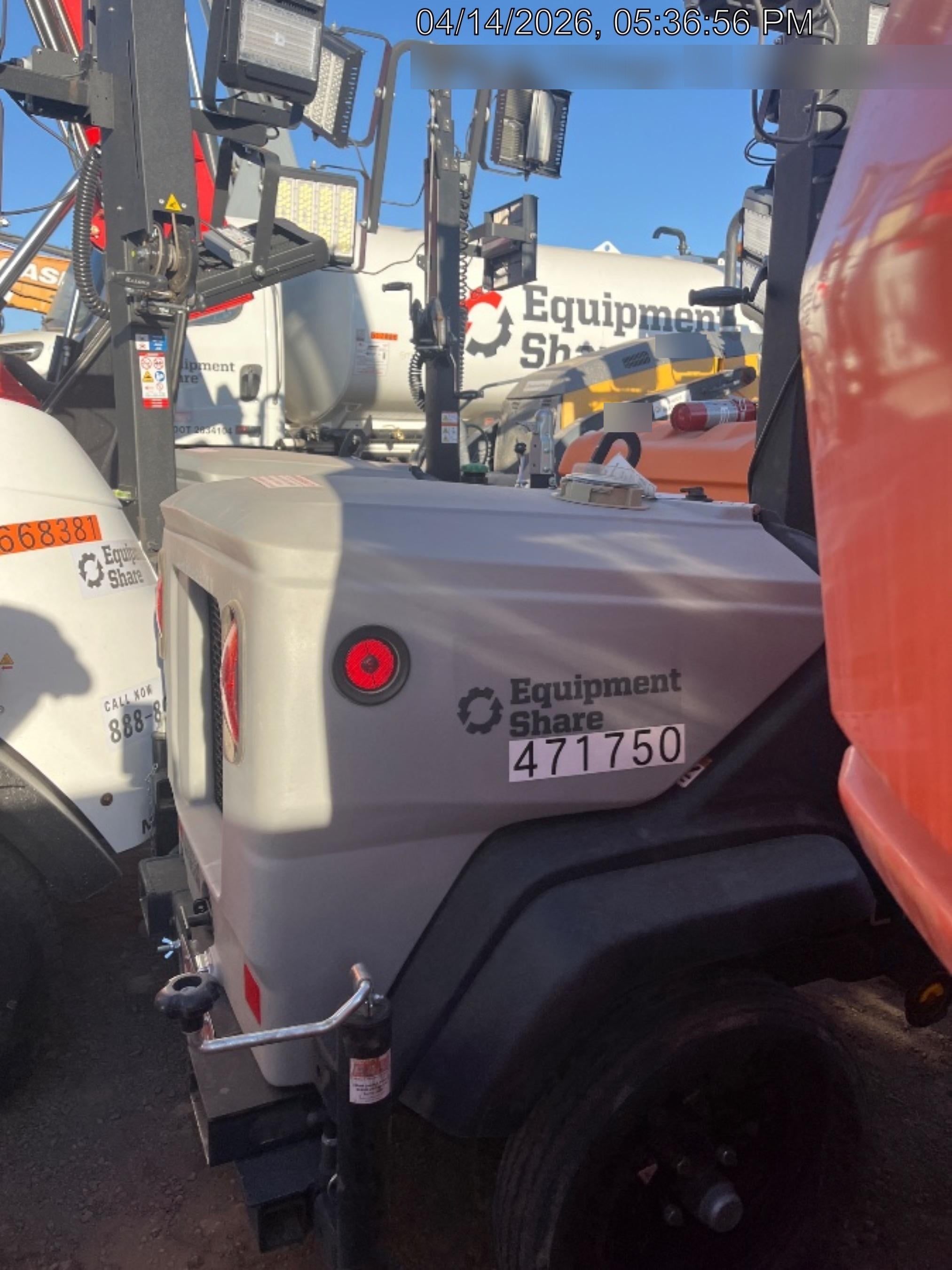 2024 Wacker Neuson LTT4 Diesel, Kohler KDW702, Deep Sea Controller, Auto Start, LED 320W, Bypass Outlet, T3