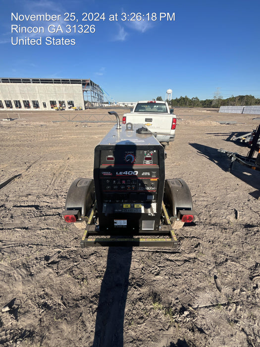 2024 Lincoln Electric LE400 Kubota V1505, Trlr, Cable Rack, Light Kit, ES Decals, T3