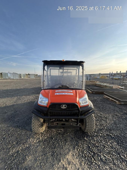 2022 Kubota RTV-X1140W-H Plastic Canopy, Windshield Acrylic Clear, LED Strobe Light, Wire Harness Kit, Back up Alarm