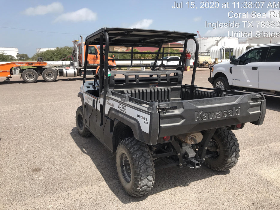 2019 Kawasaki MULE PRO-DX, 2-3 Seat 3 Seater, Standard Options, Backup Alarm, Beacon, Plastic Hard Top, Poly Windshield, Horn Kit