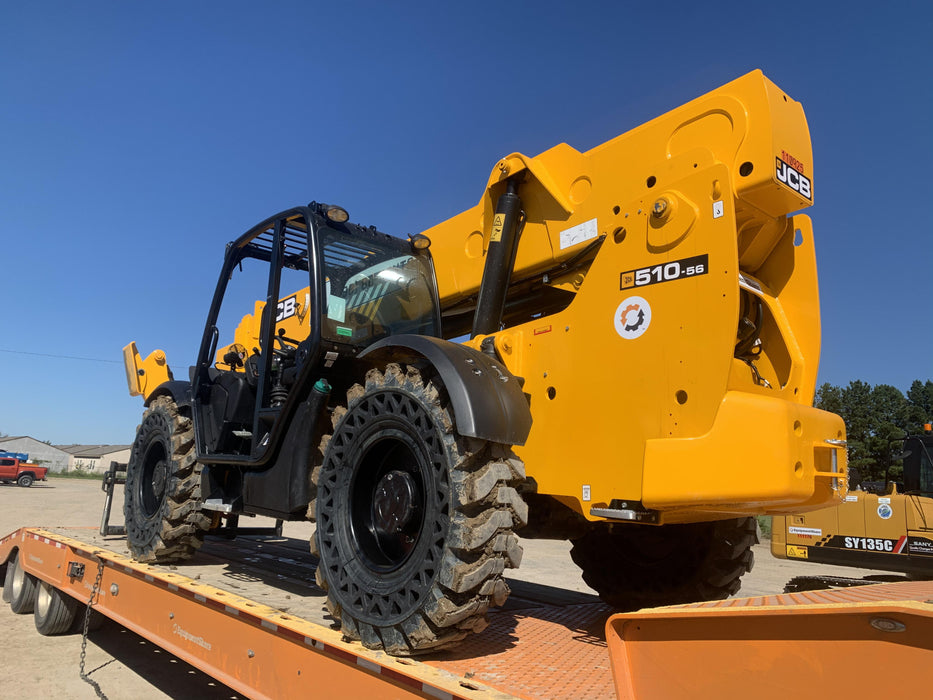 2020 JCB 510-56 Canopy, Solid Tires, Work Lights, Beacon, Aux Hydraulics, Back up Alarm, Lifting Eye, ES Decals