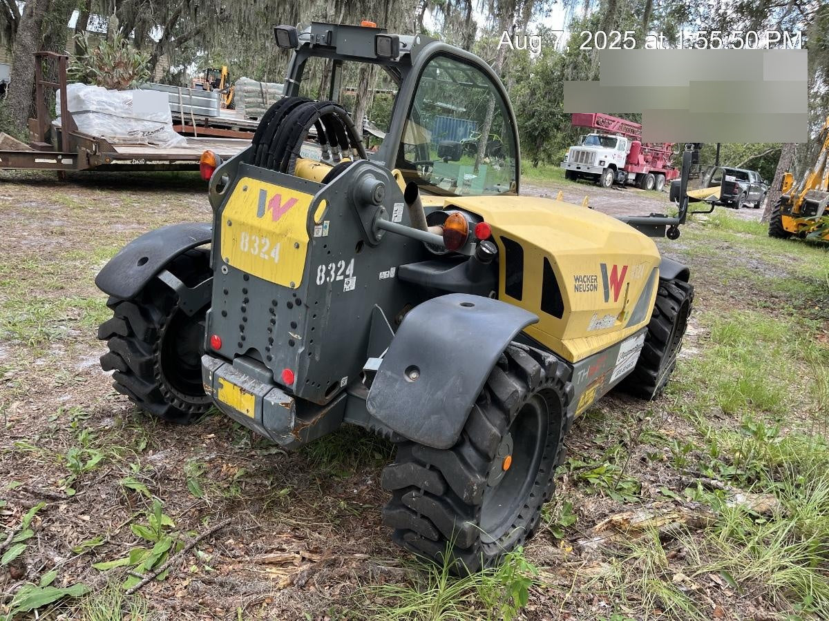 2018 Wacker Neuson TH627 Wacker Neuson TH627 Telehandler w/Canopy, Solid Tires, 48" Carriage and Forks