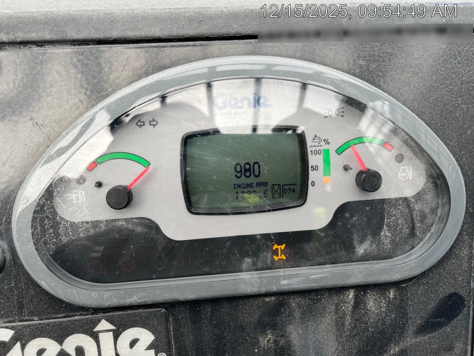 2019 Genie GTH-636 Canopy, Solid RT Tires, LED Work Lights, Beacon 60" QA Carriage, 48" Forks