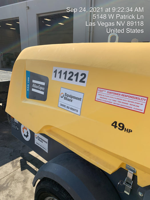 2020 ATLAS COPCO XAS188