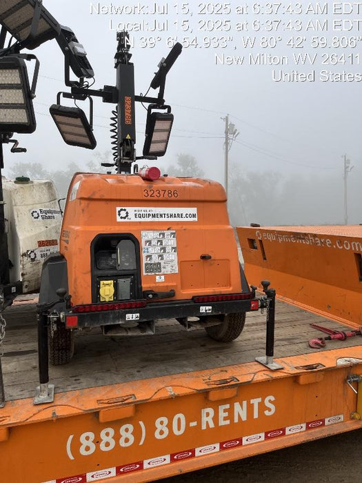 2023 Generac MLT2 Diesel, Flex Switch 120V Input, Powerzone Controller, 
(4) 320W LED Lights, 4kW Generator, 39.9 Gal Fuel Tank, 2" Ball, T3