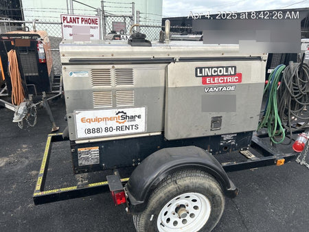 2018 Lincoln Electric Vantage 322 Lincoln Vantage 322 Welder Ready Pak 3 - Vantage 322, Trailer, Fender and light kit, Cable rack