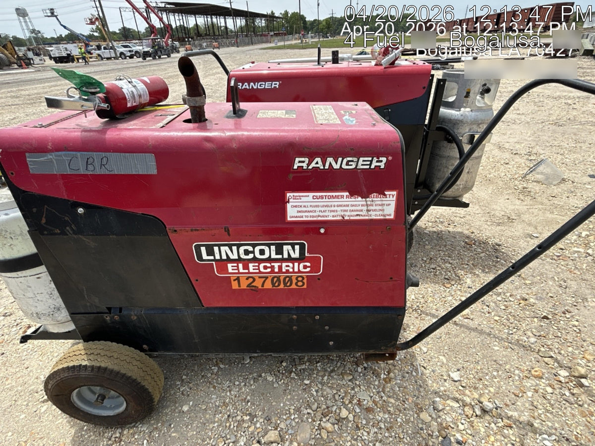 2021 Lincoln Electric Ranger 305 LPG K3430-1, Ranger 305 LPG, Undercarriage, Tank Holder & Strap, 10kw AC Gen, 25hp Kohler LPG Eng