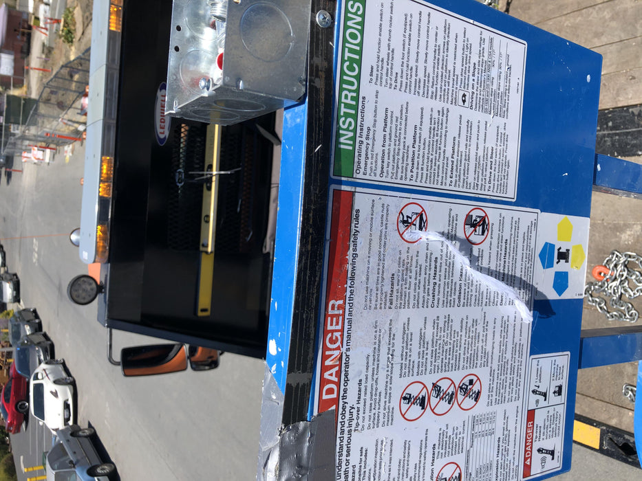 2019 Genie GS-1930 Half Height Swing Gate, 800W Inverter