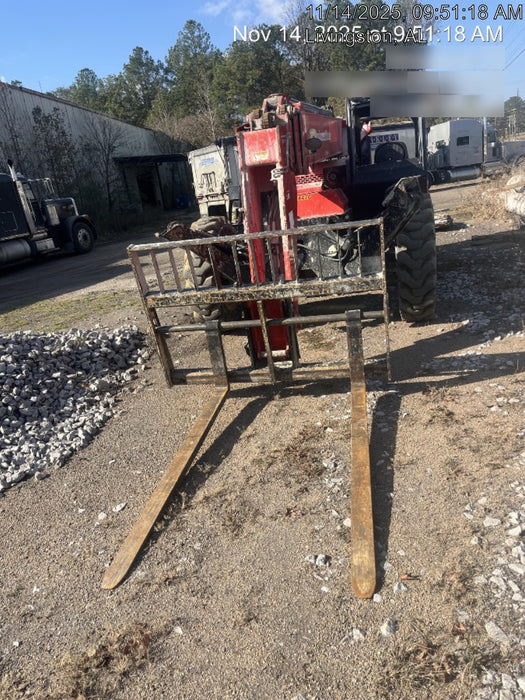 2019 Manitou MTA10055 Canopy, 120 HP, Solid Tires, Work Lights, Lift Hook, Auxiliary Hydraulics 66" Carriage and 60" Forks
