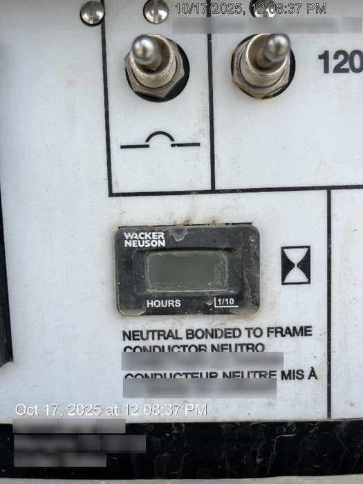 2019 Wacker Neuson LTV6L-MH Wacker Neuson LTV6L Mobile Light Tower w/Fuel Level Sensor Installed