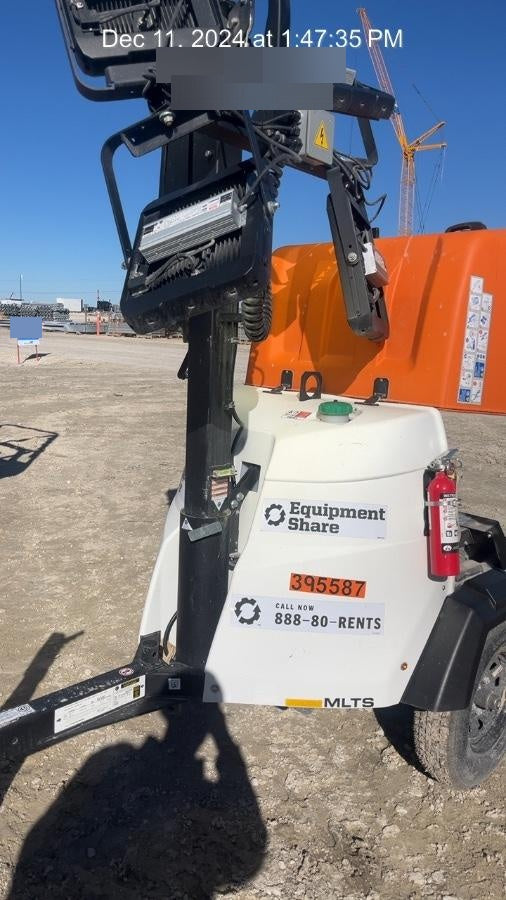 2024 Generac MLT2 Diesel, Flex Switch 120V Input, Powerzone Controller, 
(4) 320W LED Lights, 4kW Generator, 39.9 Gal Fuel Tank, 2" Ball, T3