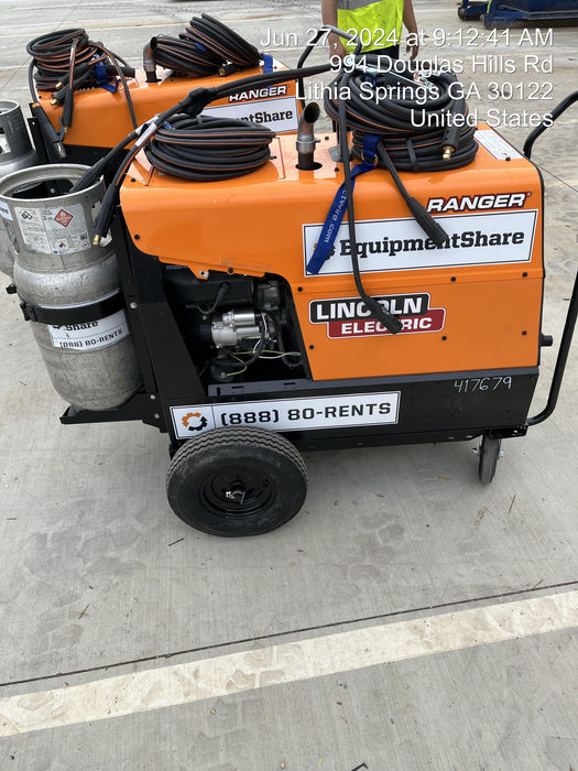 2024 Lincoln Electric Ranger 305 LPG Ranger 305 LPG (KOHLER) ONEPAK K5448-1 ES Orange