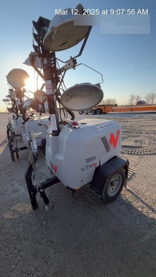 2018 Wacker Neuson LTV6L-MH Wacker Neuson LTV6L Mobile Light Tower w/Fuel Level Sensor Installed
