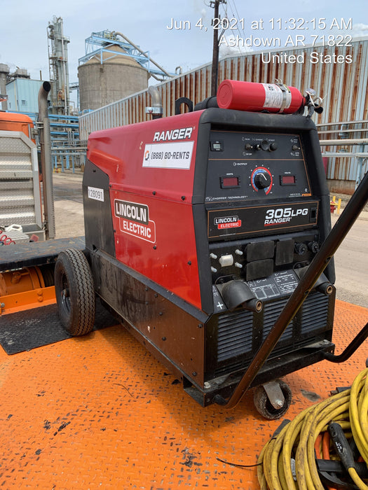 2021 Lincoln Electric Ranger 305 LPG Ranger® 305 LPG Engine Driven Welder
(Kohler®) One-Pak