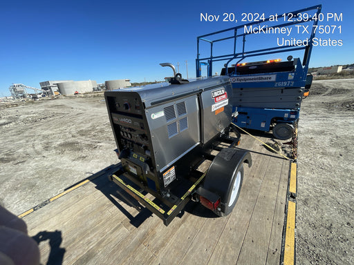 2024 Lincoln Electric LE400 Kubota V1505, Trlr, Cable Rack, Light Kit, ES Decals, T3