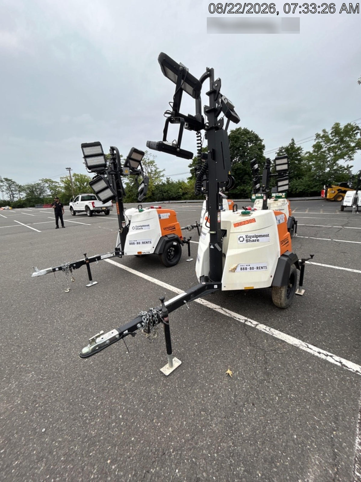 2023 Generac MLT2 Diesel, Flex Switch 120V Input, Powerzone Controller, 
(4) 320W LED Lights, 4kW Generator, 39.9 Gal Fuel Tank, 2" Ball, T3