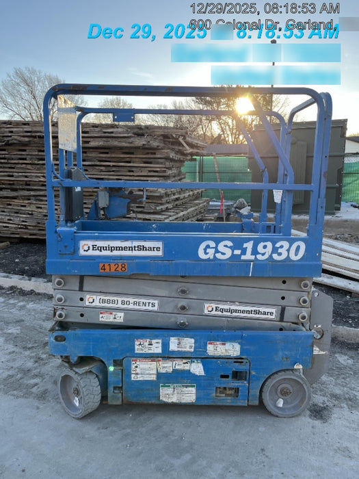 2017 Genie GS-1930 Genie GS1930 Scissor Lift