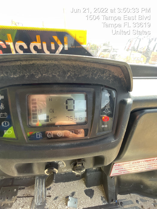 2022 Kubota RTV-X1140W-H Plastic Canopy, Windshield Acrylic Clear, LED Strobe Light, Wire Harness Kit, Back up Alarm