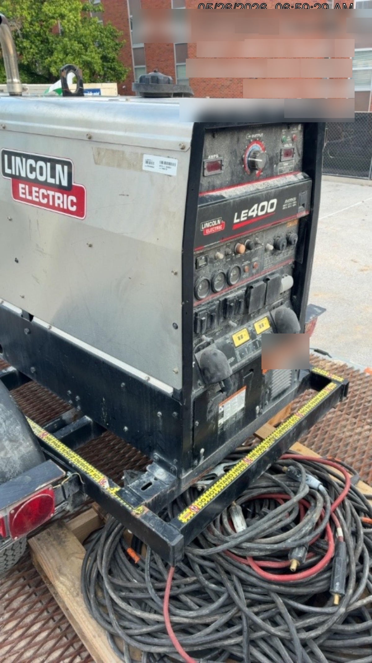 2024 Lincoln Electric LE400 Kubota V1505, Trlr, Cable Rack, Light Kit, ES Decals, T3