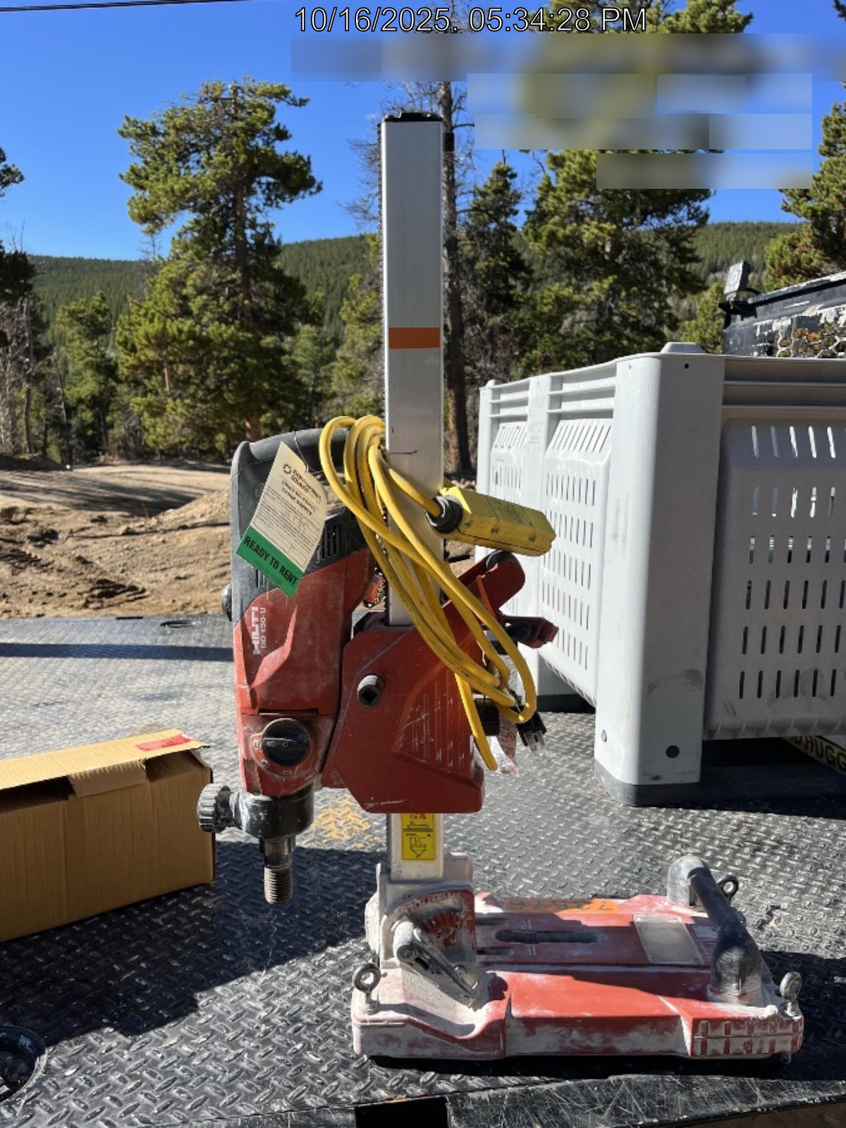 2020 HILTI DD 150-U