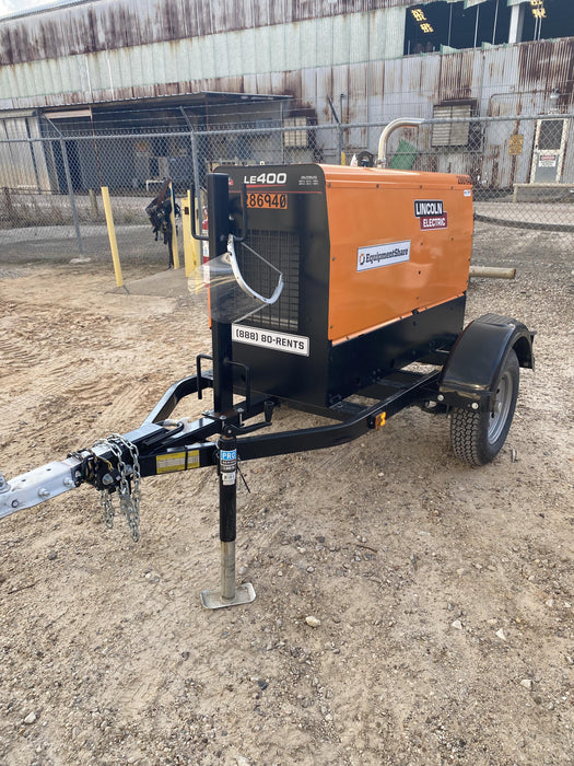 2022 Lincoln Electric LE400 Kubota V1505, Trlr, Cable Rack, Light Kit, ES Decals, T3