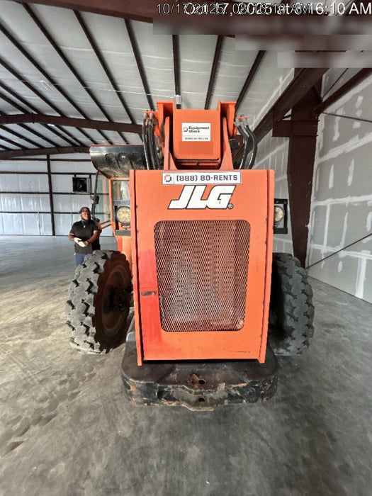 2019 Skytrak 6036 Cab/Heat/Air, Solid Tires, LED Work Lights, Beacon w/50" Carriage, 48" Pallet Forks