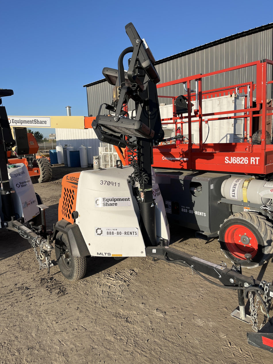 2023 Generac MLT2 Diesel, Flex Switch 120V Input, Powerzone Controller, 
(4) 320W LED Lights, 4kW Generator, 39.9 Gal Fuel Tank, 2" Ball, T3
