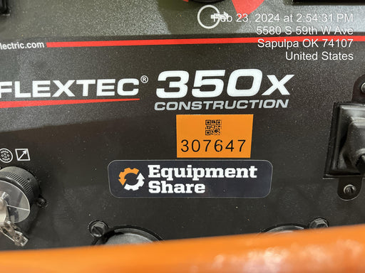 2023 NO ASSET MAKE SPECIFIED FLEXTEC 350X