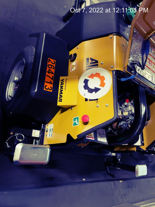 2022 Allmand NLV3GR (4) LED Light Fixture 350W, 23' Vertical Mast, 3kW Prime, Towable, ES Decals, T3