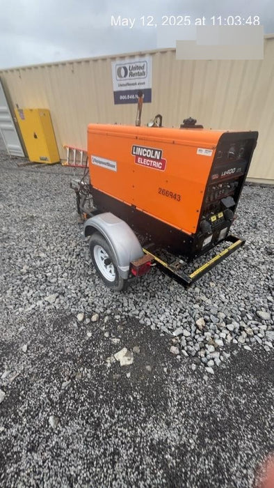 2022 Lincoln Electric LE400 Kubota V1505, Trlr, Cable Rack, Light Kit, ES Decals, T3