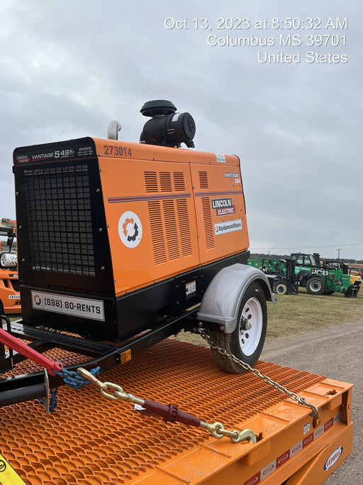 2022 Lincoln Electric Vantage 549X Crosslink Technology, Trailer Mounted, ES Decals, T3