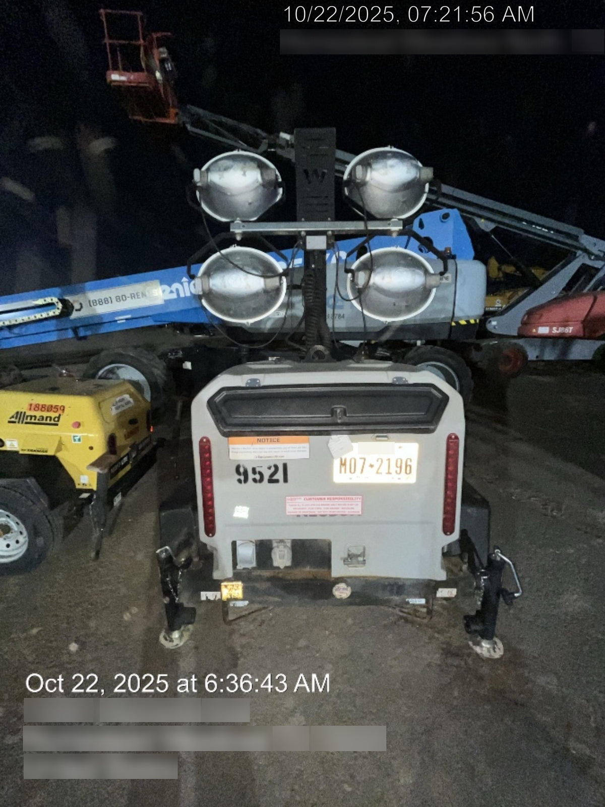 Wacker Neuson LTV6K-MH Wacker Neuson LTV6L Towable Light Tower