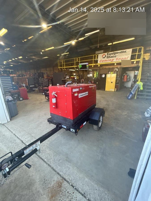 2023 Shindaiwa DGW400MDL Kubota D902 Engine, 23 HP, Dual Op Welder, Wire, Arc, Droop Stick, Tig, and CC Stick Functionality, Simulphase, 3 Phase and 1 Phase Gen Output, Single Axle NB Trlr, Slr Trckl Chrg 12V 12W, Fire Ext