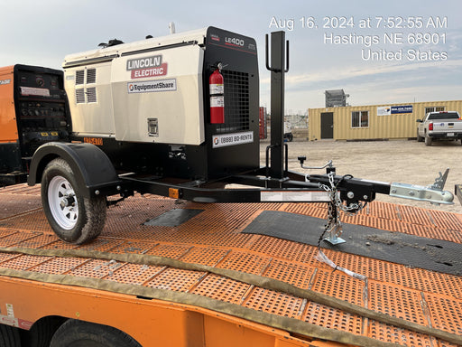 2024 Lincoln Electric LE400 Kubota V1505, Trlr, Cable Rack, Light Kit, ES Decals, T3